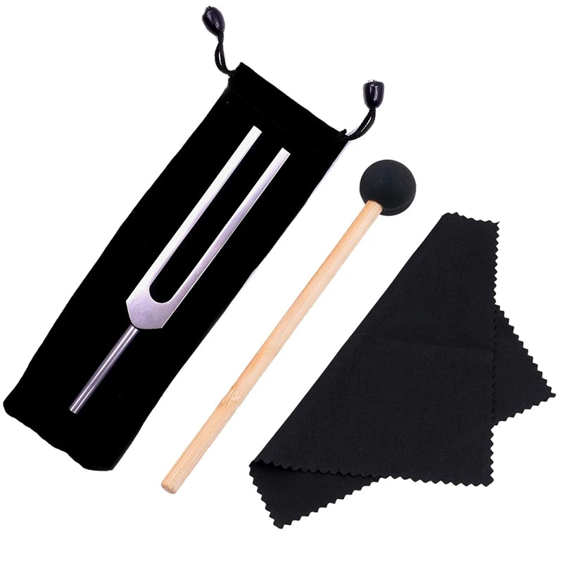 Healing Tuning Fork Tuner with Mallet Set 528C-528HZ