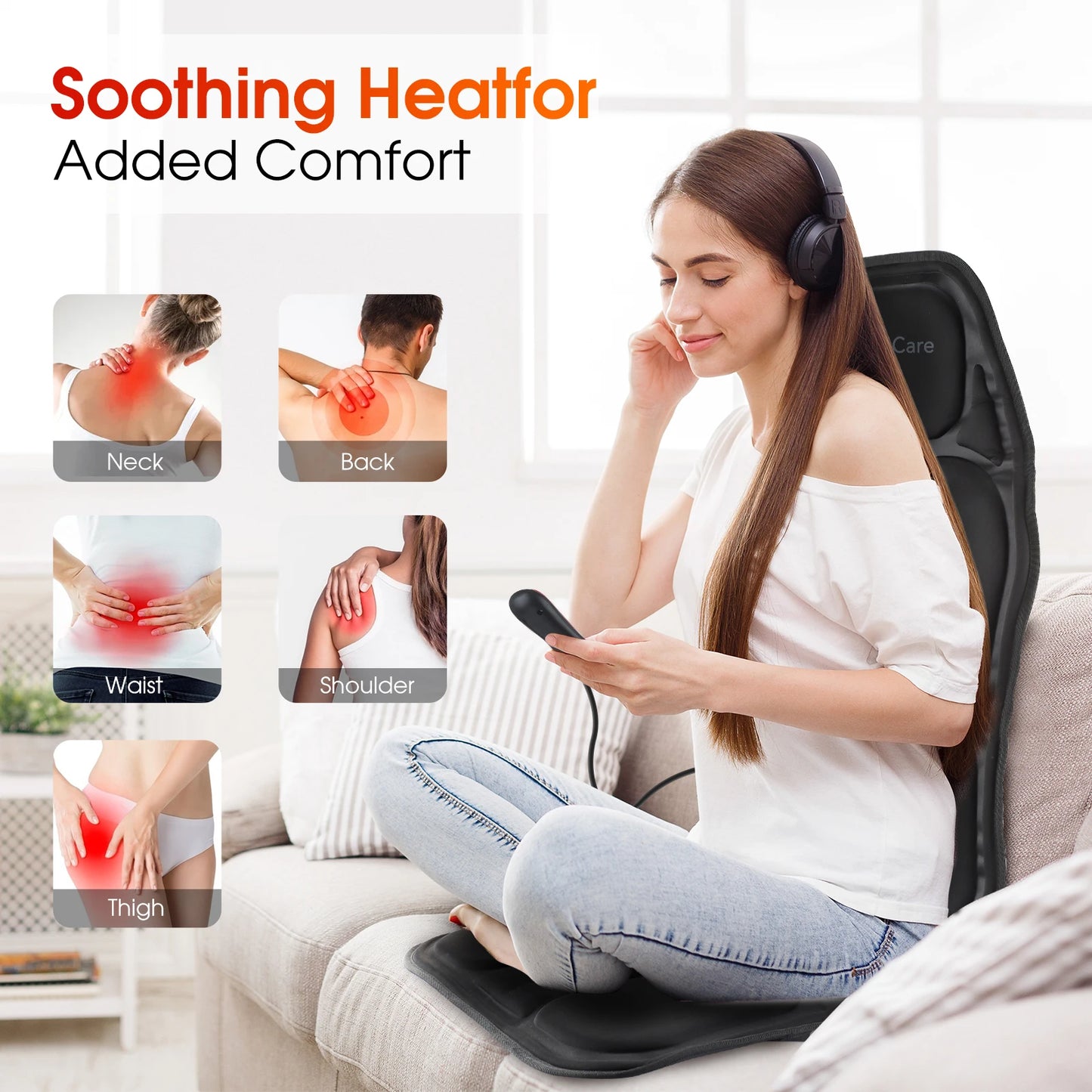 Full-Body Massage Therapy Heated Massage Pad