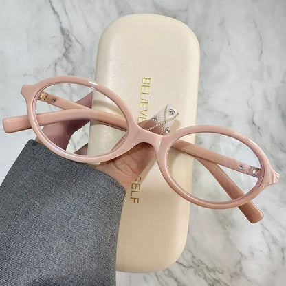 Oval Frame - Retro Glasses
